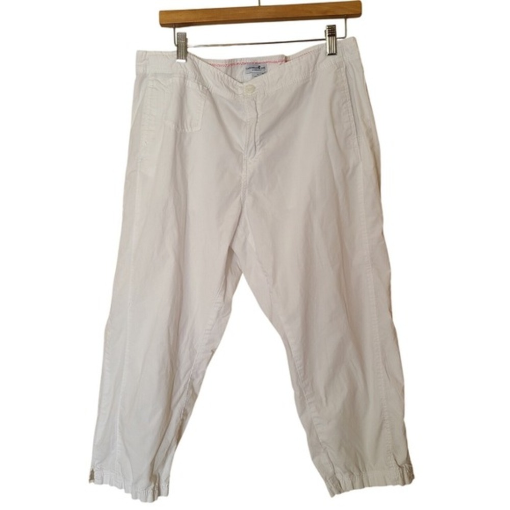 Caribbean Joe women's size 12 Capris pants white